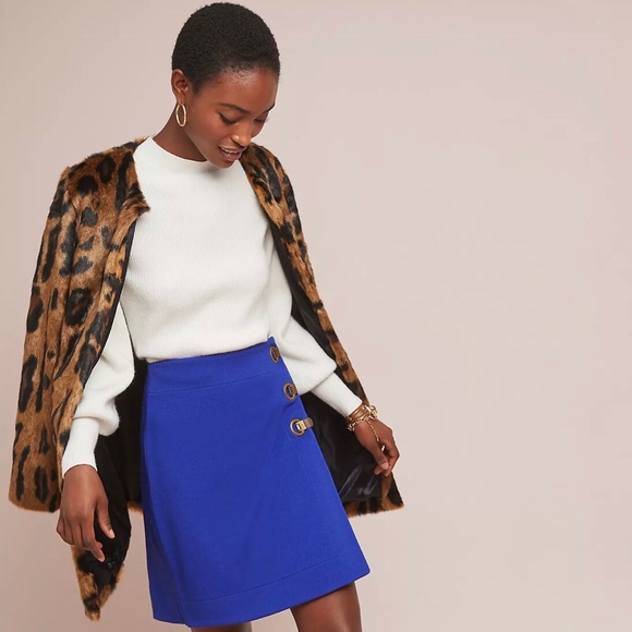 Anthropologie Dresses & Skirts - New Anthropologie Monae Structured Mini Skirt 16